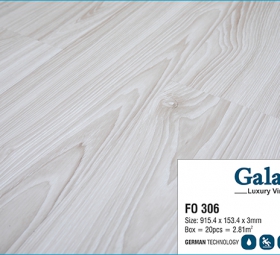 SÀN VINYL GALAMAX DÁN KEO 3mm - FO 306