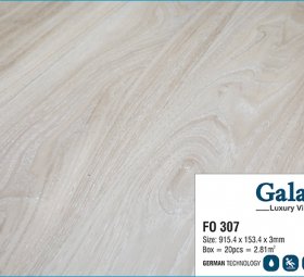 SÀN VINYL GALAMAX DÁN KEO 3mm - FO 307